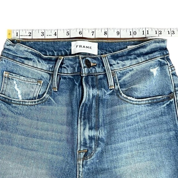 FRAME Le Vintage Bermuda Shorts Size 26 - Picture 8 of 9